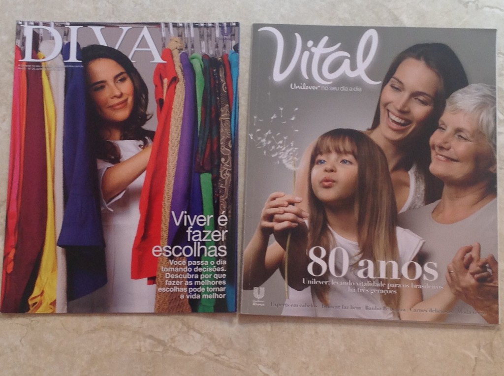 As revistas Diva e Vital também já foram apostas da Unilever para trabalhar todo o portfólio em conteúdo.